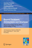 Beyond Databases, Architectures and Structures. Advanced Technologies for Data Mining and Knowledge Discovery: 12th International Conference, Bdas 2016, Ustro , Poland, May 31 - June 3, 2016, Proceedings