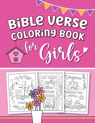 Bible Verse Coloring Book for Girls - The Joyful Way Books