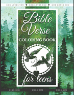 Bible Verse Coloring Book for Teens: Christian Scripture Coloring Bible Color the Words of Jesus Bible Verse Coloring Book for Adults