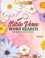 Bible Verse Word Search: Large Print Word Search Puzzle with Words of Jesus for Adults and Seniors Vol 1