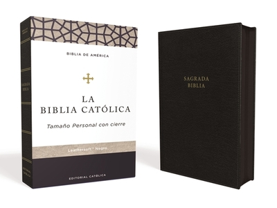 Biblia Catlica, Tamao Personal, Leathersoft, Negra, Con Cierre - Catlica, Editorial, and Biblia, La Casa de la
