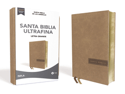 Biblia Nbla, Ultrafina, Letra Grande, Tama±o Manual, Leathersoft, Beige, Edici?n Letra Roja / Spanish Ultrathin Holy Bible, Nbla, Lg Print, Handy Size
