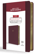 Biblia Reina Valera Letra Sper Gigante, Smil Piel Vinotinto / Spanish Bible Re Ina Valera Super Giant Print, Burgundy Leathersoft