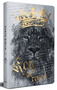 Biblia Rvr60 Letra Grande Tamao Manual, Tapa Dura Le?n Rey de Reyes / Spanish B Ible Rvr60 Handy Size Large Print Hardcover Lion King of Kings