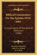 Biblical Commentary on the Epistles of St. John: In Continuation of the Work of Olshausen; With an Appendix on the Catholic Epistles, and an Introductory Essay on the Life and Writings of St. John