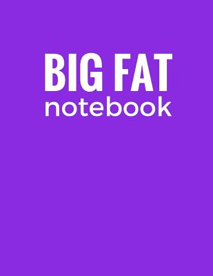 Big Fat Notebook (600 Pages): Purple, Extra Large Ruled Blank Notebook, Journal, Diary (8.5 X 11 Inches) - Publishing, Star Power