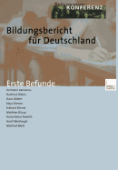 Bildungsbericht Fur Deutschland: Erste Befunde
