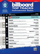 Billboard Top Tracks Instrumental Solos: Flute, Book & CD