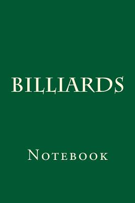 Billiards: Notebook - Wild Pages Press