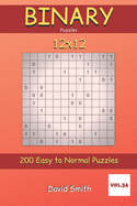 Binary Puzzles - 200 Easy to Normal Puzzles 12x12 vol.34
