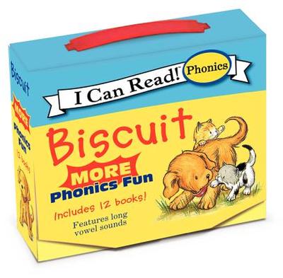 Biscuit: More 12-Book Phonics Fun!: A Box of 12 Mini-Books Featuring Short and Long Vowel Sounds for Dog Lovers - Capucilli, Alyssa Satin