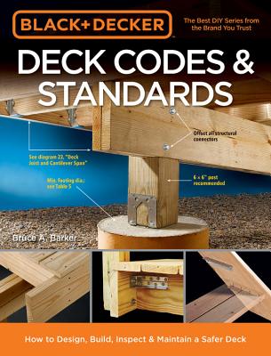 Black & Decker Deck Codes & Standards: How to Design, Build, Inspect & Maintain a Safer Deck - Barker, Bruce