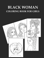 Black Woman Coloring Book For Girls
