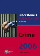 Blackstone's Police Manual