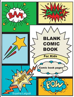 Blank Comic Book For Kids: Comic book pages: 50 Pages Large 8.5 x 11 Cartoon / Comic Book panels, For drawing your own comics, Best gifts for boys and girls, Comic panel - Lalgudi, Sujatha