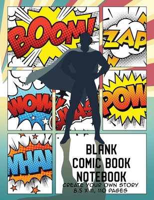 Blank Comic Book Notebook: Create Your Own Story, Comics & Graphic Novels - The Whodunit Creative Design