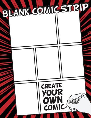 Blank Comic Strip: 8.5" by 11" (Large Print) - Over 100 Stagged 7 Panal - Gift For Kids Drawing Your Own Comic Journal Notebook - Vol.7: Blank Comic Strip - MS Comic
