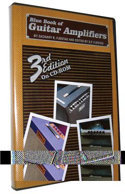Blue Book of Guitar Amplifiers on CD-ROM: CD-ROM - Fjestad, Zachary R, and Fjestad, S P