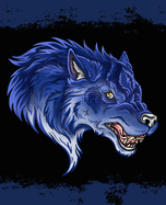 Blue Wolf Spirit: A Composition Notebook for School, Home, or Office