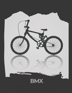 BMX: cahier de note lign? noir et blanc