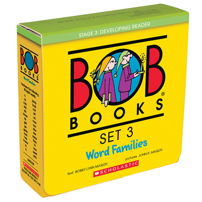 Bob Books -Word Families Box Set Phonics, Ages 4 and Up, Kindergarten, First Grade (Stage 3: Developing Reader) - Maslen, Bobby Lynn, and Maslen, John R (Illustrator)