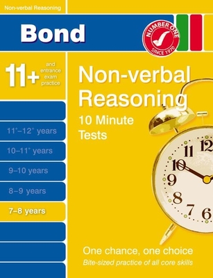 Bond 10 Minute Tests Non-Verbal Reasoning 7-8 Years - Primrose, Alison