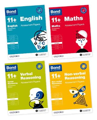 Bond 11+ Assessment Papers 8-9 years Bundle: English, Maths, Non-verbal Reasoning, Verbal Reasoning (for GL Assessment & other 11 plus exams) - Bond 11+, and Various