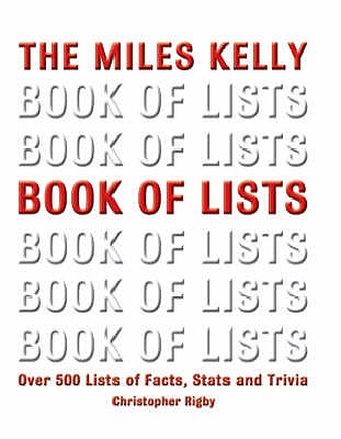 Book of Lists: Over 500 Lists of Facts, Stats and Trivia - Rigby, Christopher
