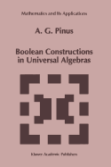 Boolean Constructions in Universal Algebras