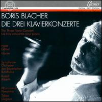 Boris Blacher: Die drei Klavierkonzert - Horst Gobel (piano)
