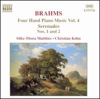 Brahms: Four Hand Piano Music, Vol. 4 - Christian Kohn (piano); Silke-Thora Matthies (piano)