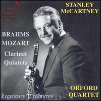 Brahms, Mozart: Clarinet Quintets - Orford String Quartet; Stanley McCartney (clarinet)