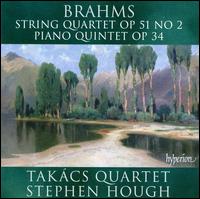 Brahms: String Quartet; Piano Quintet - Stephen Hough (piano); Takcs String Quartet