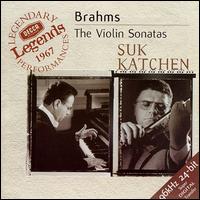 Brahms: The Violin Sonatas - Josef Suk (violin); Julius Katchen (piano)