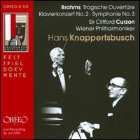 Brahms: Tragische Ouvertre; Klavierkonzert No. 2; Symphonie No. 3 - Clifford Curzon (piano); Wiener Philharmoniker; Hans Knappertsbusch (conductor)