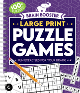 Brain Boosters - Large Print Puzzle Games