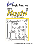 Brainy's Logic Puzzles Hard Hashi #1: 200 15x15 Puzzles