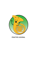 Brass in Color Notebooks: Practice Journal - French Horn, Green
