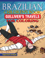 Brazilian Portuguese Children's Book: Gulliver's Travels for Coloring