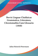 Brevis Linguae Chaldaicae Grammatica, Litteratura, Chrestomathia Cum Glossario (1840)