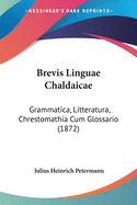 Brevis Linguae Chaldaicae: Grammatica, Litteratura, Chrestomathia Cum Glossario (1872)