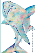 "Bruce the Shark" by Jennifer Moreman: Great White Shark 6x9" 130 page Wide Rule Lined Notebook By Artist