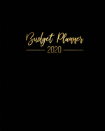 Budget Planner: Weekly and Monthly Financial Organizer Savings - Bills - Debt Trackers Modern Black & Gold
