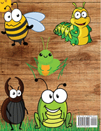 BUG Coloring Book For Kids: Insects Coloring Book for Toddlers and Preschoolers with Large Pictures
