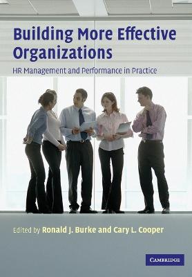 Building More Effective Organizatns - Burke, Ronald J, Dr. (Editor), and Cooper, Cary L, Sir, CBE (Editor)