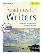 Bundle: Readings for Writers, Loose-Leaf Version, 16th + Mindtap, 1 Term Printed Access Card