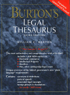 Burton's Legal Thesaurus - Burton, William C, and Burton