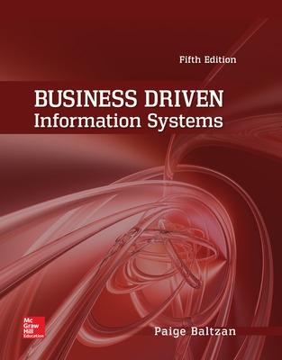 Business Driven Information Systems - Baltzan, Paige