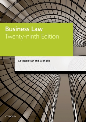 Business Law - Slorach, J. Scott, and Ellis, Jason