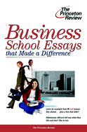 Business School Essays That Made a Difference